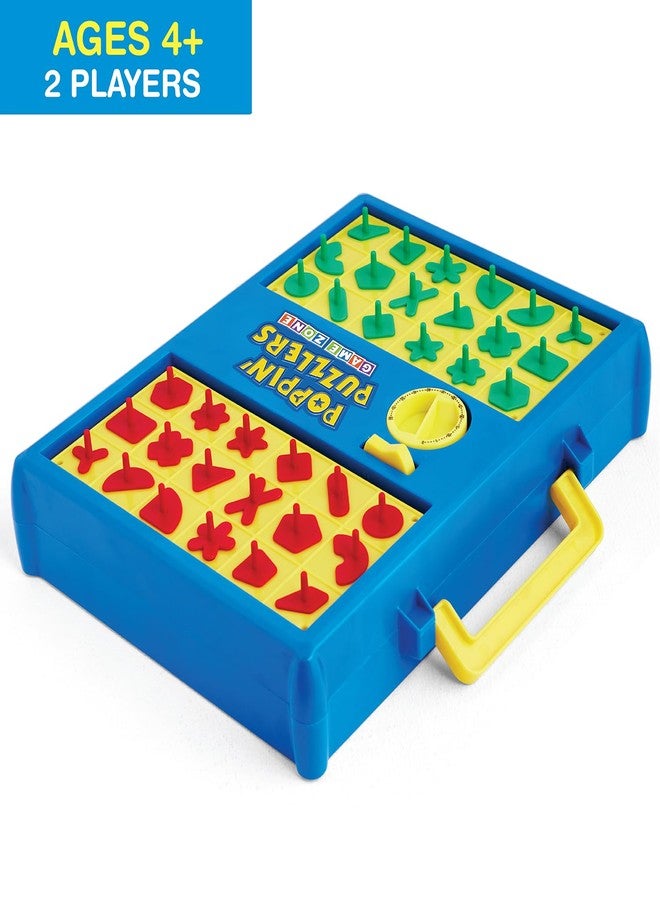Game Zone Poppin' Puzzlers - Interactive Puzzle Game for 2 Players Ages 4+ - Helps Develop Problem-Solving Skills and Fine Motor Skills - Perfect for Game Nights with Family and Friends! - Image 2